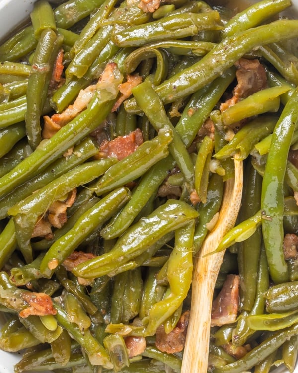 Smothered green beans