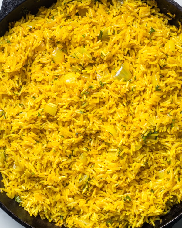 Turmeric rice