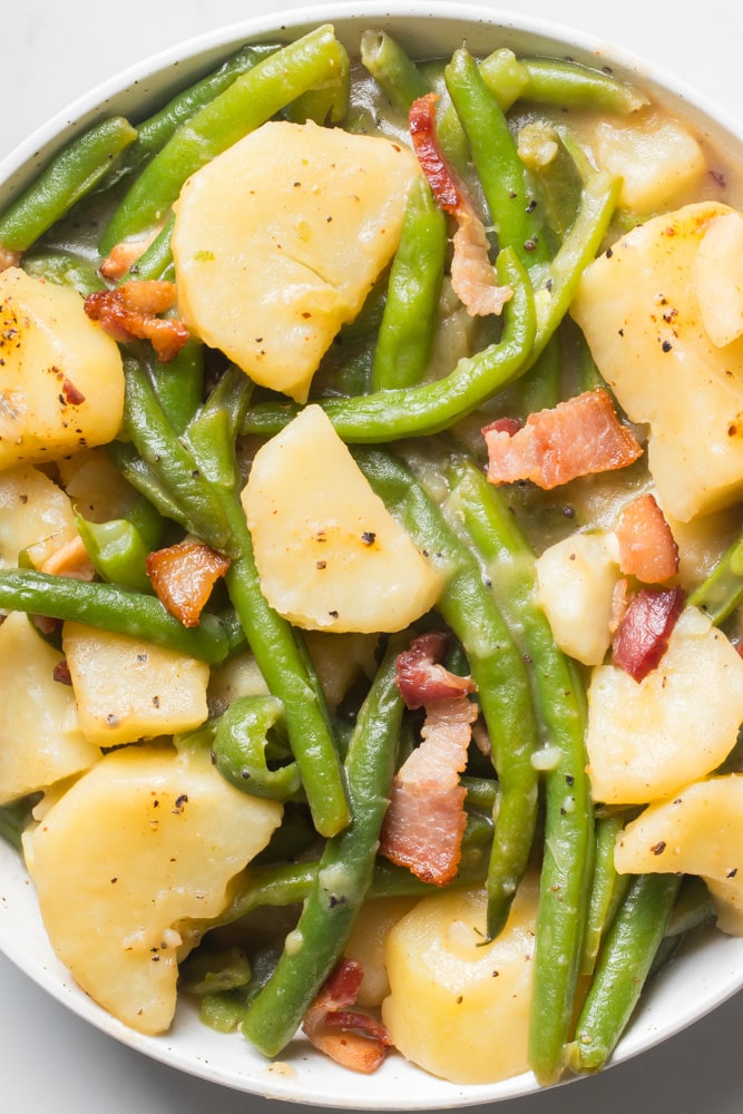 Southern Green Beans And Potatoes 2 Green beans and potatoes