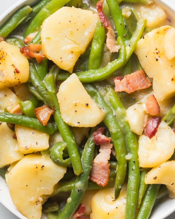 Green beans and potatoes