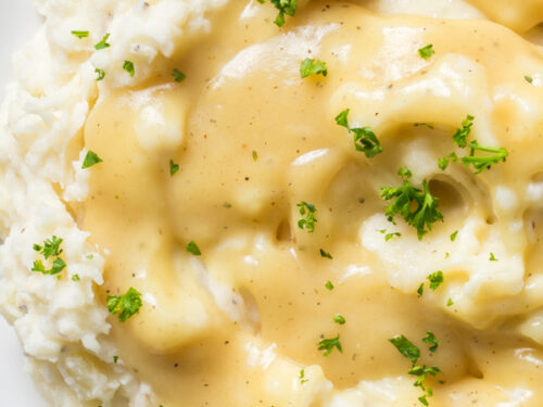 mashed potatoes and gravy