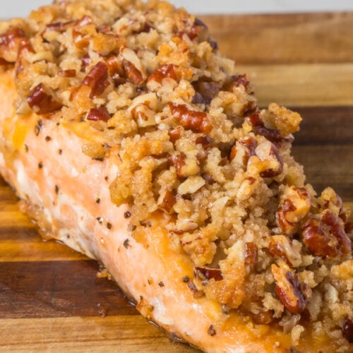 Pecan crusted salmon