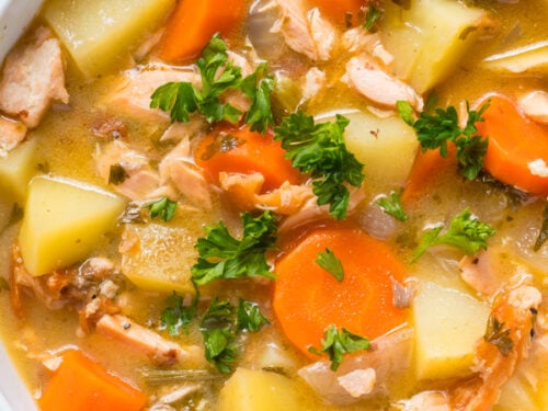 salmon soup