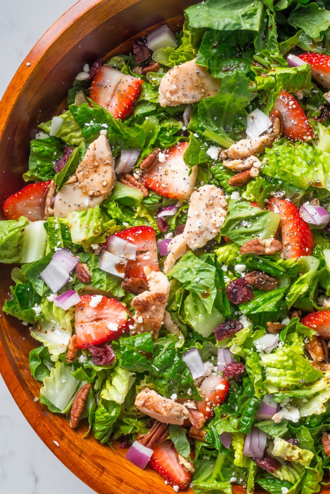 Strawberry Chicken Salad 2 Strawberry chicken salad