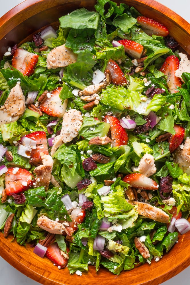 Strawberry Chicken Salad 1 Strawberry chicken salad
