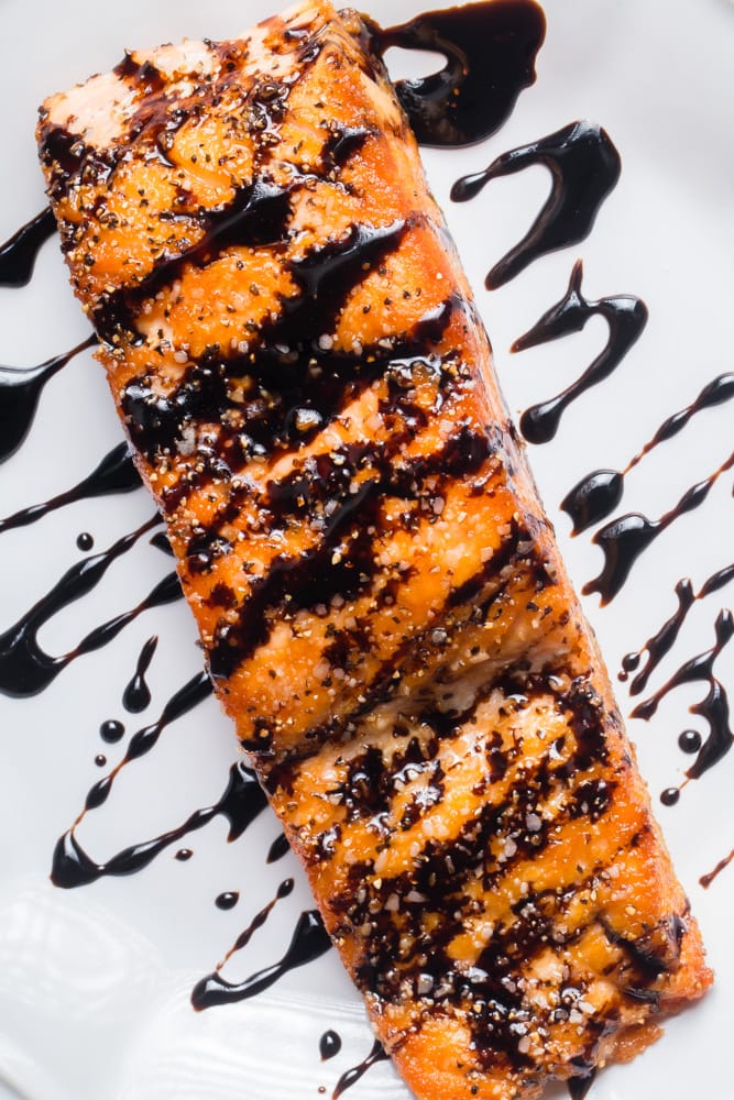 Balsamic Glazed Salmon In 30 Minutes 1 Balsamic glazed salmon