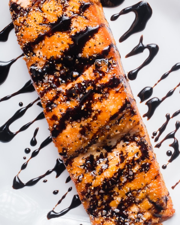 Balsamic glazed salmon