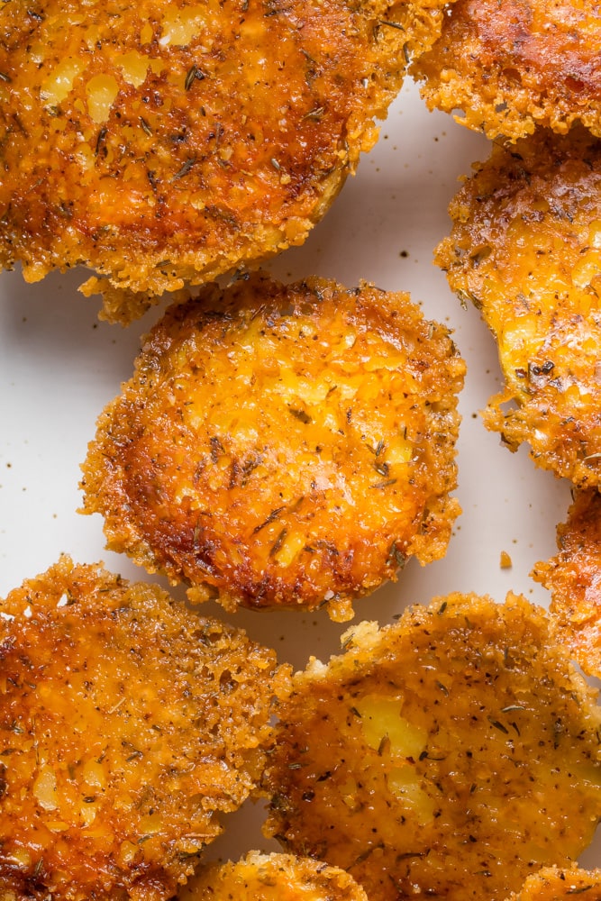 Crispy Parmesan Potatoes 2 crispy parmesan potatoes