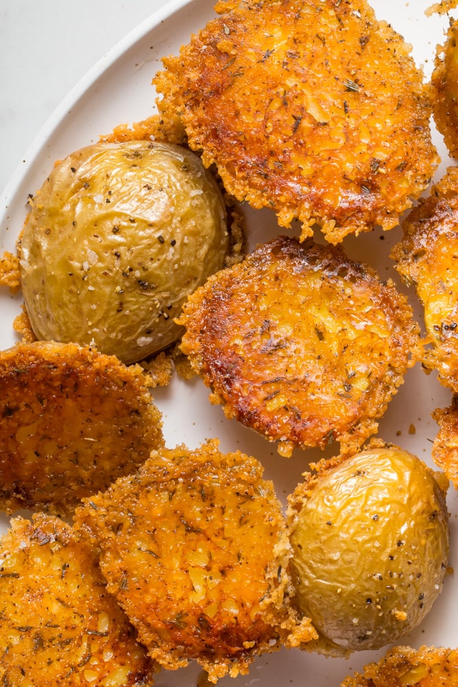 Crispy Parmesan Potatoes 1 crispy parmesan potatoes