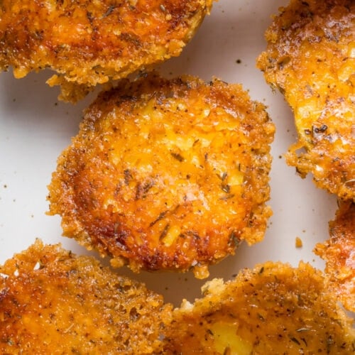 Crispy Parmesan Potatoes 3 crispy parmesan potatoes