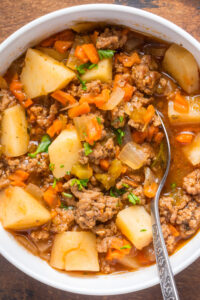 Crockpot Hamburger Soup