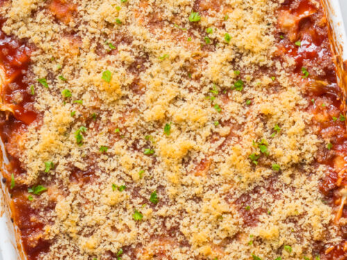 Hamburger cabbage casserole