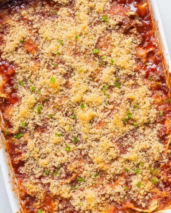 Hamburger cabbage casserole