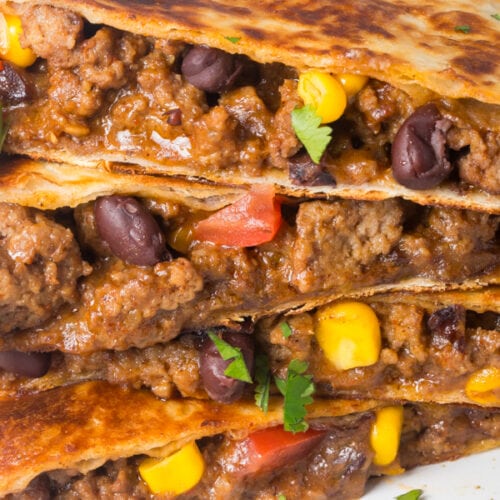 Hamburger Quesadilla In 30 Minutes 3 Hamburger quesadilla