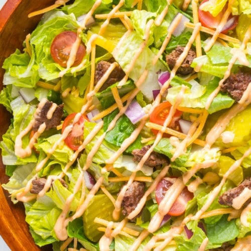 hamburger salad