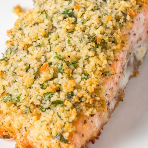herb crusted salmon