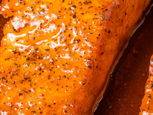 Hot honey salmon
