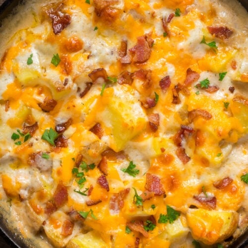 Creamy & Chessy Ranch Potatoes 3 ranch potatoes