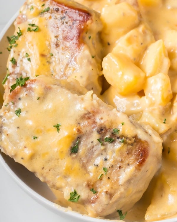 crockpot pork chops and potatoes