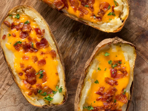 Loaded potato skins