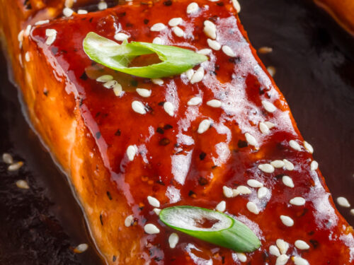 teriyaki glazed salmon