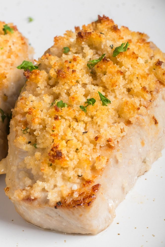 Crispy, Baked Italian Dressing Pork Chops