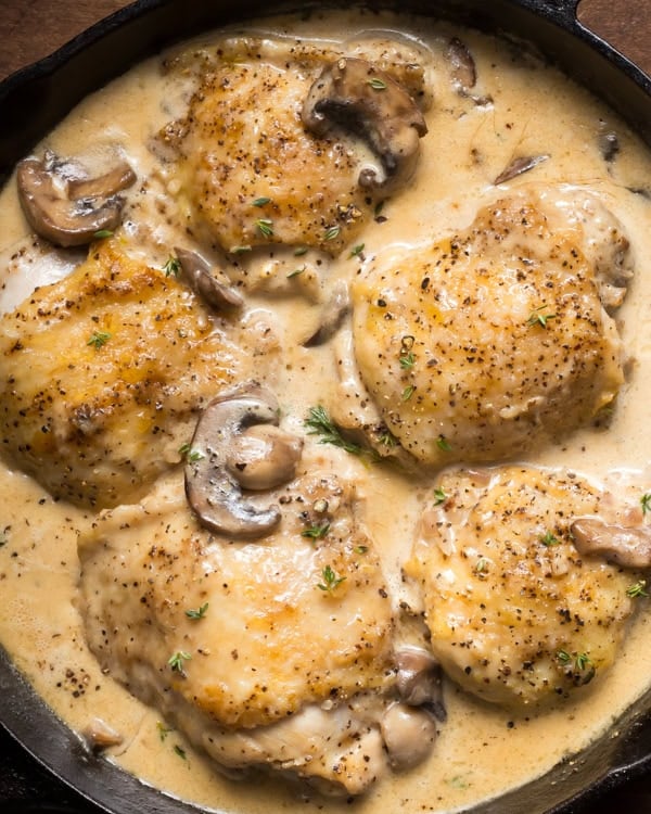 braised chicken thighs