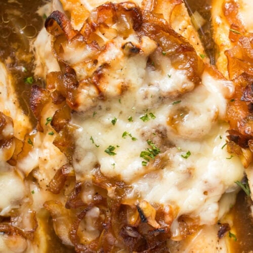 Baked French Onion Soup Chicken 3 French onion soup chicken