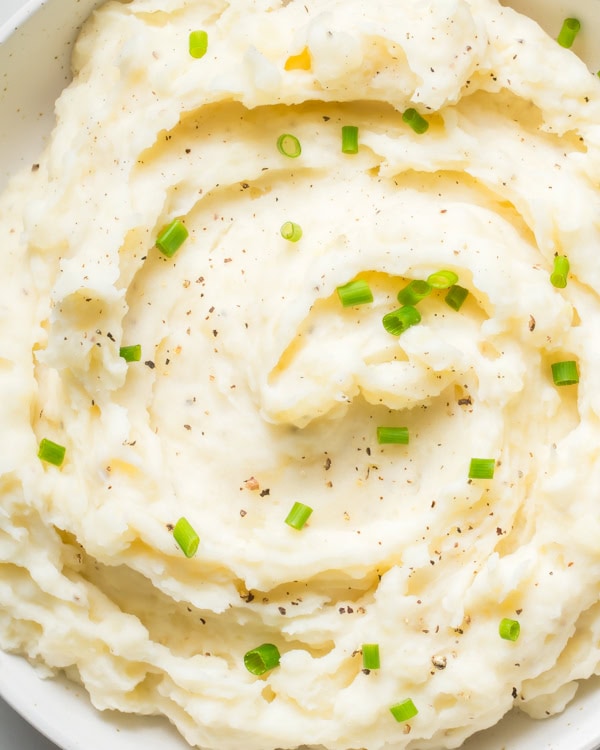 Garlic whipped potatoes