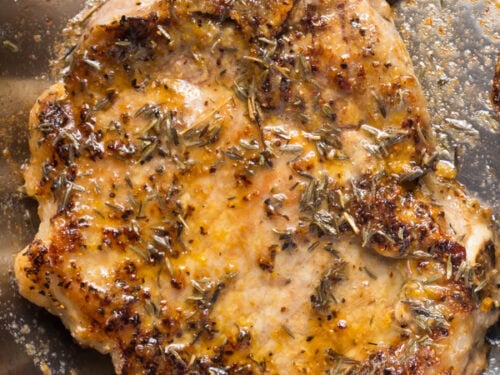 Lemon pepper pork chops