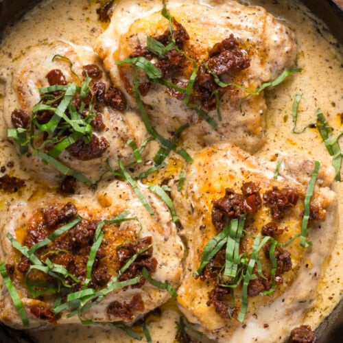 Marry me chicken thighs