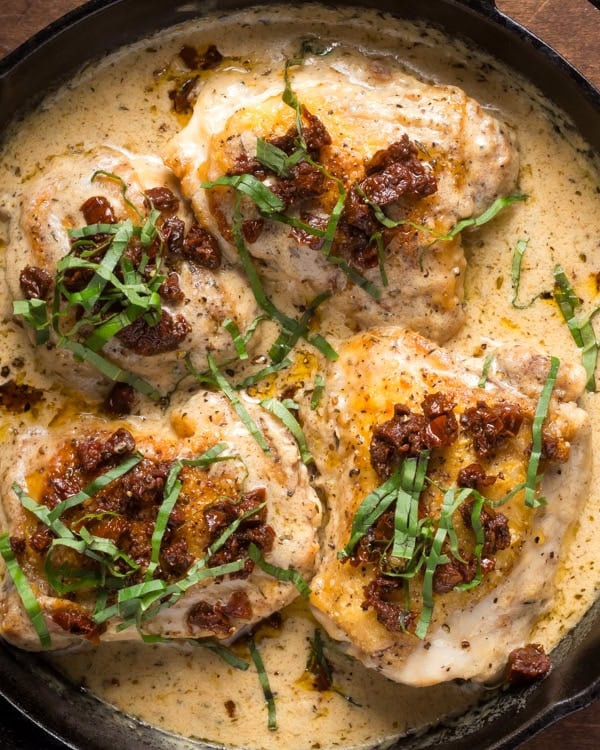 Marry me chicken thighs