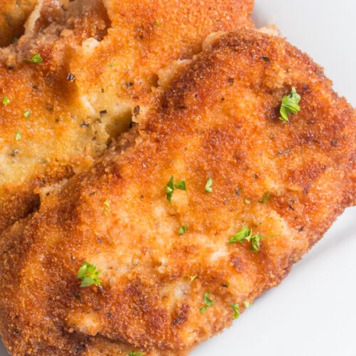 oven baked breaded pork chops