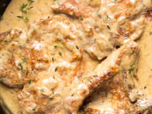 Smothered pork chops