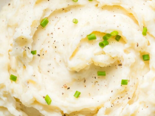 Sour cream mashed potatoes