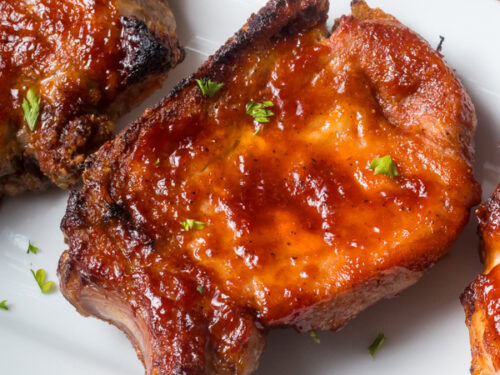 Oven baked bbq pork chops