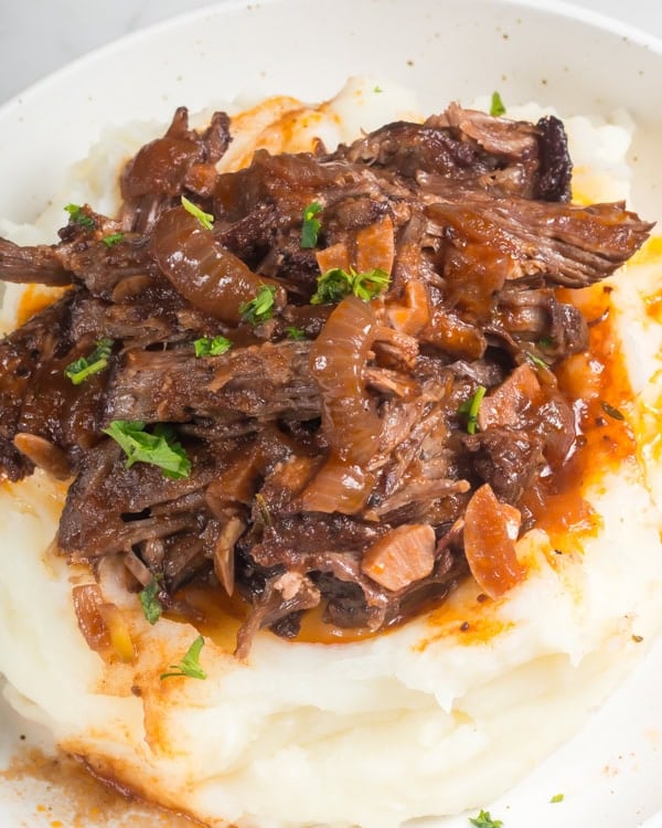 Braised chuck roast