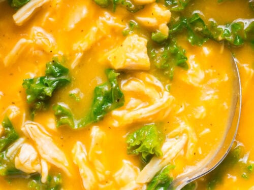 Chicken butternut squash soup