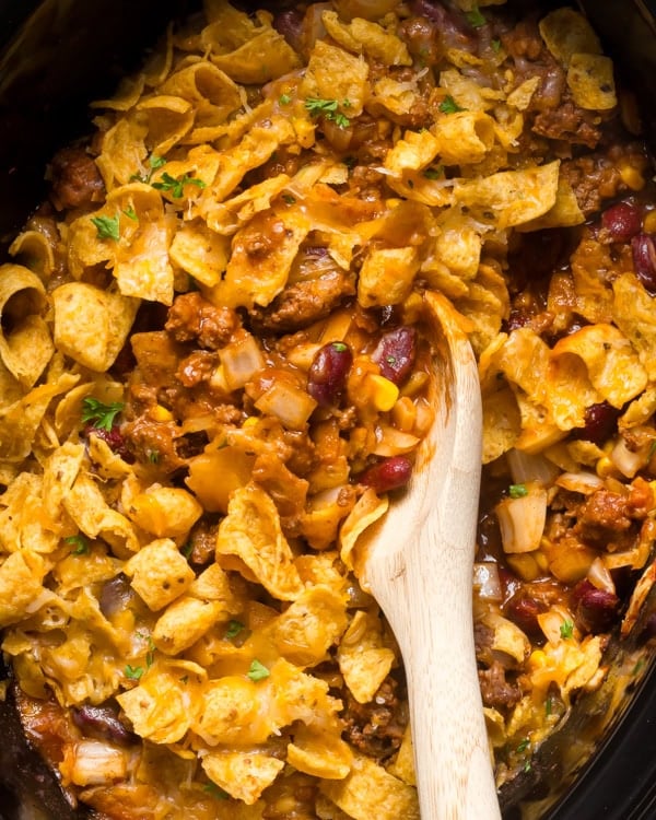 Crockpot frito pie