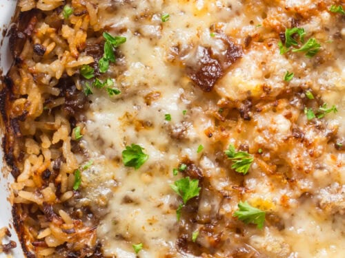 French onion soup rice