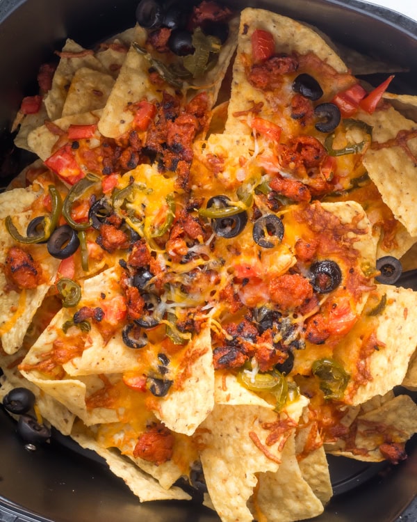 Air fryer nachos