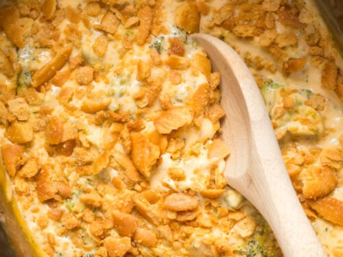 Crockpot broccoli casserole