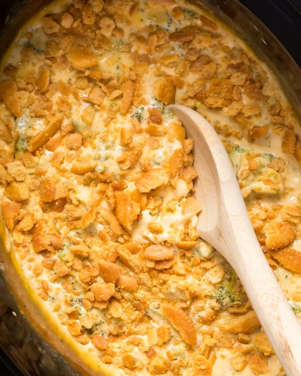 Crockpot broccoli casserole