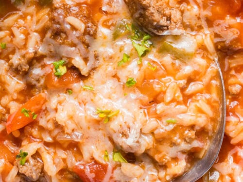 Unstuffed pepper soup