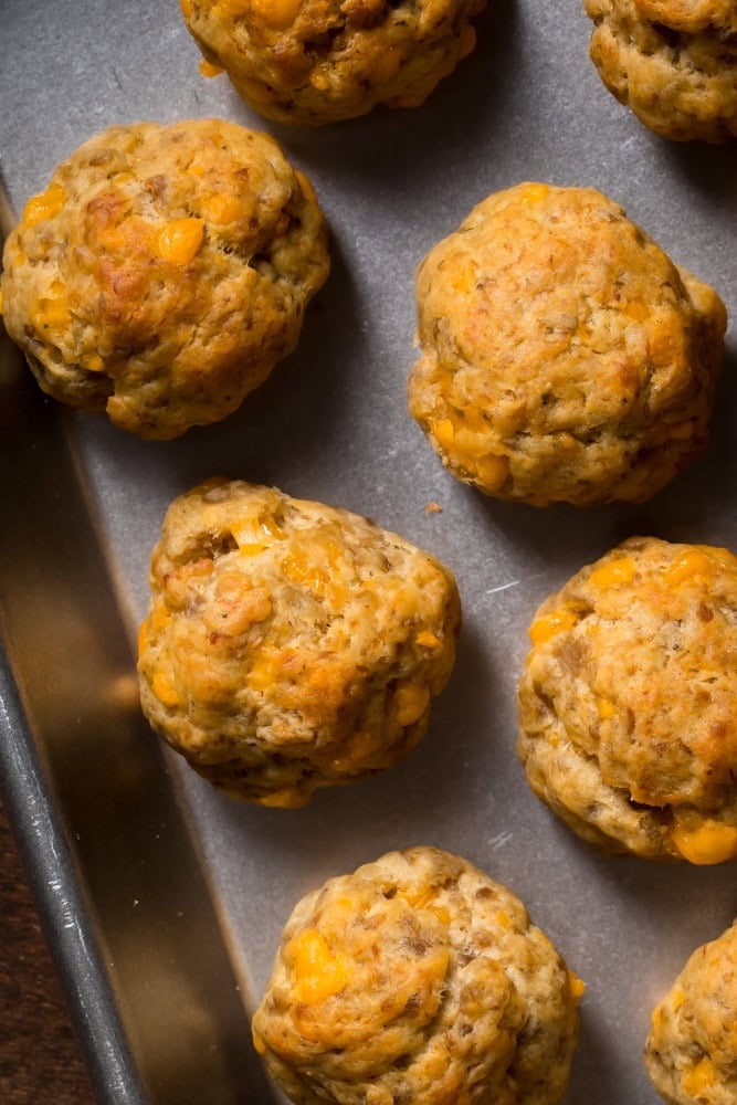 Cream Cheese Sausage Balls 2 Cream cheese sausage balls