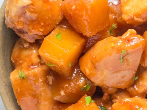 Crockpot sweet Hawaiian chicken