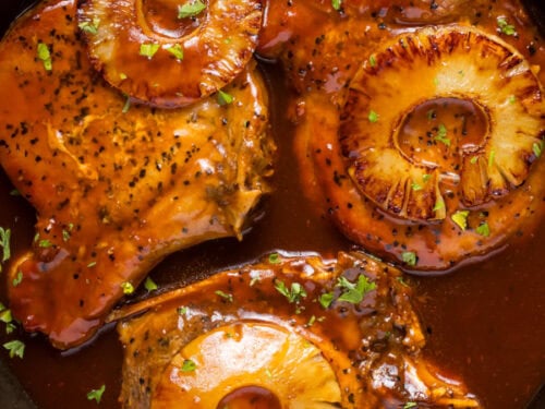 Hawaiian pork chops