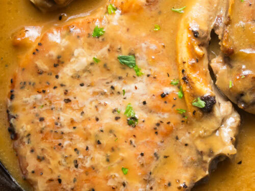 Honey mustard pork chops