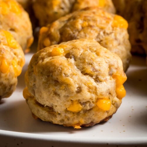 Pancake sausage balls