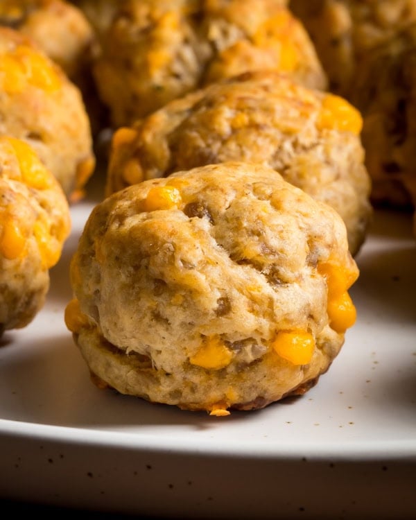 Pancake sausage balls